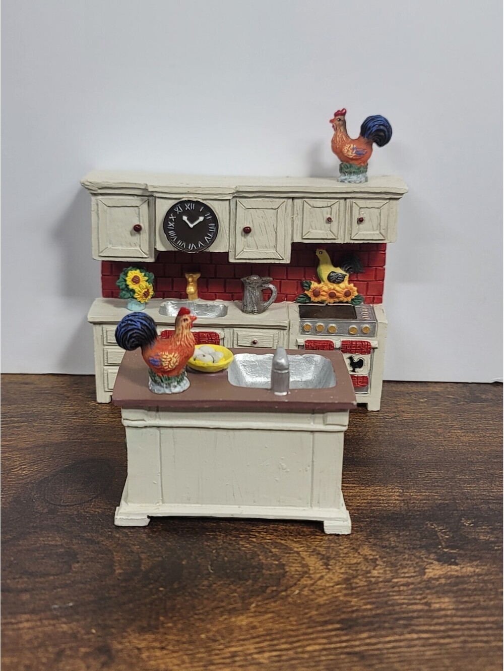 Collections ETC Miniature Kitchen 2 Pc dollhouse Furniture Set